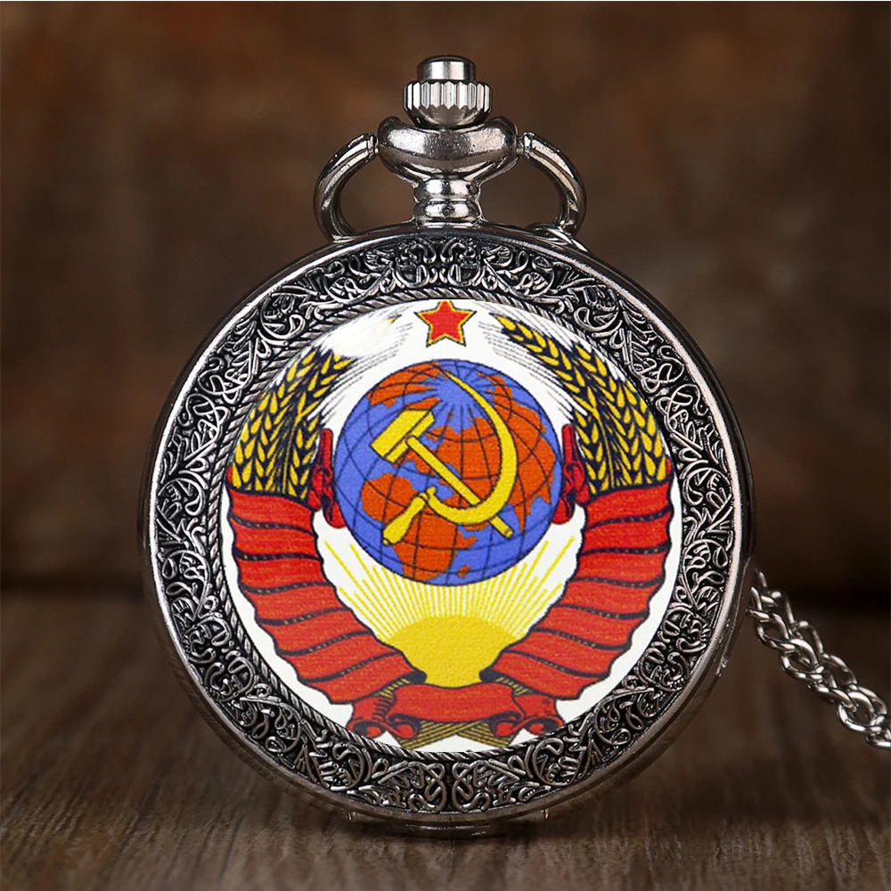 Vintage-USSR-Soviet-Badges-Quartz-Pocket-Watch-Necklace-Pendant-Chain-Fob-Watch-Souvenir-Gift-for-Men (2)