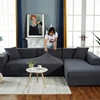 Elastic Sofa Cover Spandex Corner Sofa Couch Slipcover Chair Protector Living Room Elastic Spandex Slipcovers 1/2/3/4/5 Seater 2