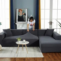 Elastic Sofa Cover Spandex Corner Sofa Couch Slipcover Chair Protector Living Room Elastic Spandex Slipcovers 1/2/3/4/5 Seater 2