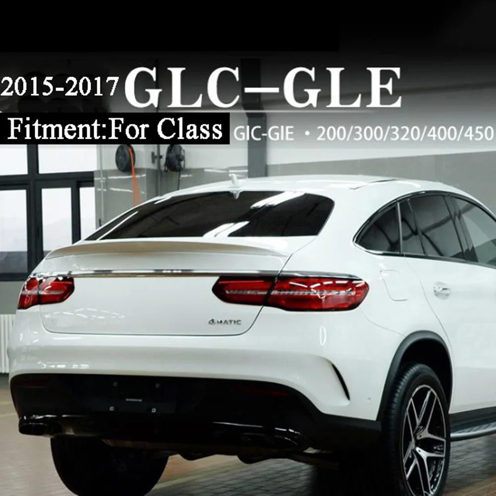 Для Mercedes-Benz GLC GLE 200/300/320/400/450 купе ABS спойлер заднего багажника, крыла губ