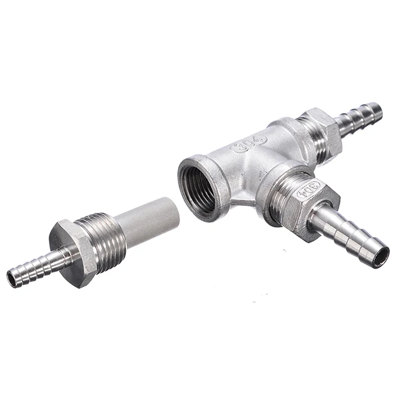 Preise 2 mikron 1 2   Bier Brauen Edelstahl Inline Belüftung Oxygenation Diffusion Stein 2 Mikron für Homebrew Silber