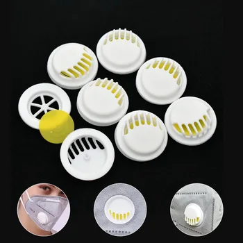 

10pcs Mouth Mask Replaceable Filter Valve Disposable Dustproof Protective Respirator Valve DIY Mask Accessories Breathable Valve