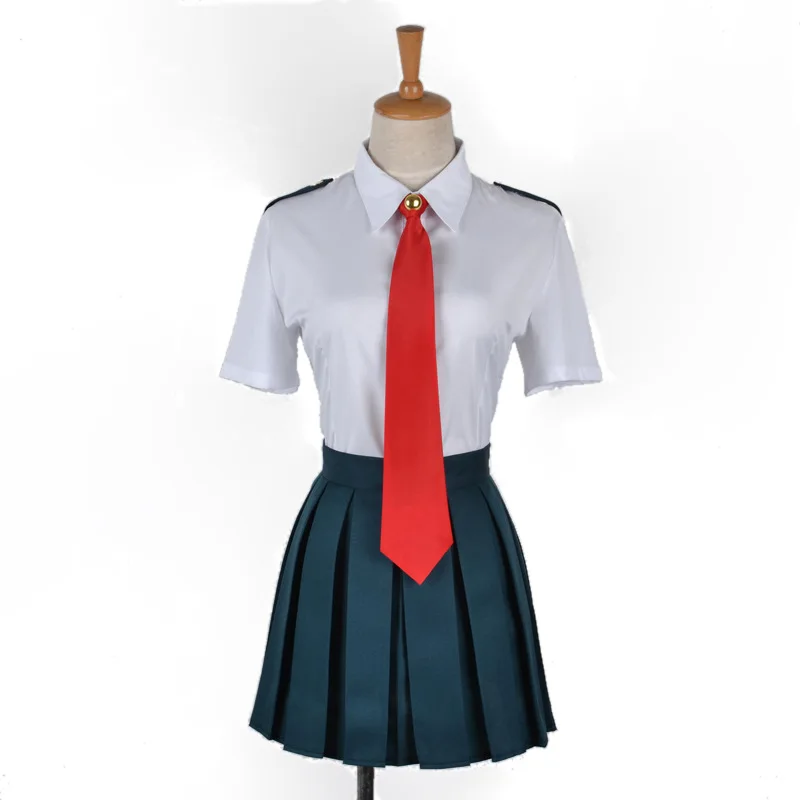Аниме My Hero Academy Midoriya Izuku Bakugou Katsuki OCHACO URARAKA школьная форма косплей Boku No academic|Костюмы