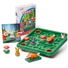 Забавный кролик и лиса Раннее Образование Развивающие игрушки логическое пространство мышление логическое мышление вечерние Семейные игры