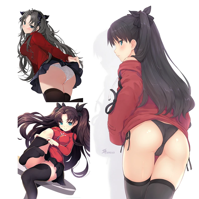 

Fate Stay Night Tohsaka Rin Waifu Anime Girl for Saab Sticker Sexy Stickers Computer Notebook Accessories Waterproof Car Sticker