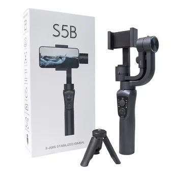 

S5B mobile phone stabilizer, three-axis focus, anti-shake handheld gimbal, balanced shooting sports camera