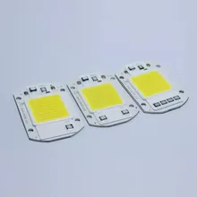 5 шт. 20 Вт/30 Вт/50 Вт светодиодный COB Чип ac220в 110 В без необходимости светодиодный драйвер светодиодный прожектор лампа белый/теплый белый