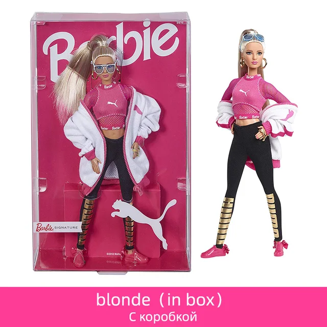 Genuine Barbie Puma Doll 18 Joints Articulated Collection For Girls  Children's Toy Birthday Gifts Original Barbie Doll - Dolls - AliExpress