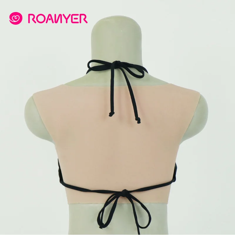 Трансвестит Roanyer искусственный силикон с круглой шеей имитация груди B Чашка