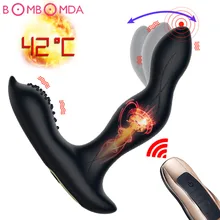 Vibrador massageador de próstata com 20 modos, masturbador masculino, plugue anal, vibrador para flerte, brinquedos sexuais para adultos gay