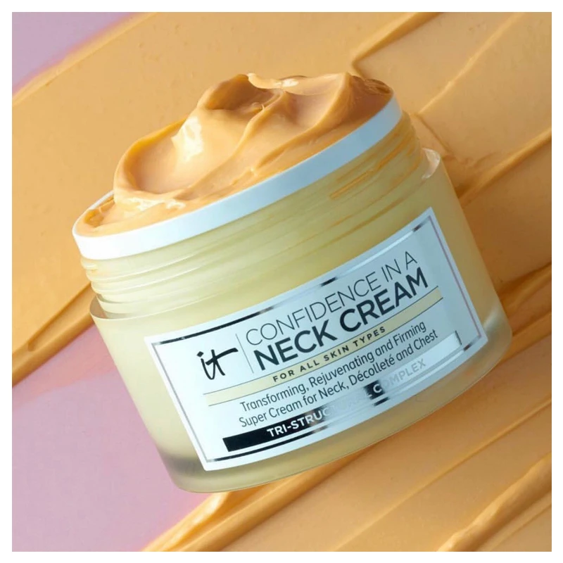 It Cosmetic Confidence Neck Cream Primer Makeup Moisturizer Collagen Hyaluronic Acid Firming Anti-wrinkle Smooth | Красота и здоровье