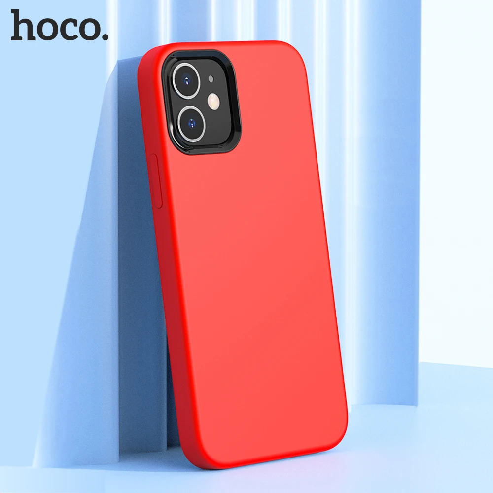 Чехол HOCO Оригинальный жидкий силиконовый роскошный чехол для Apple iPhone 12 Pro Max