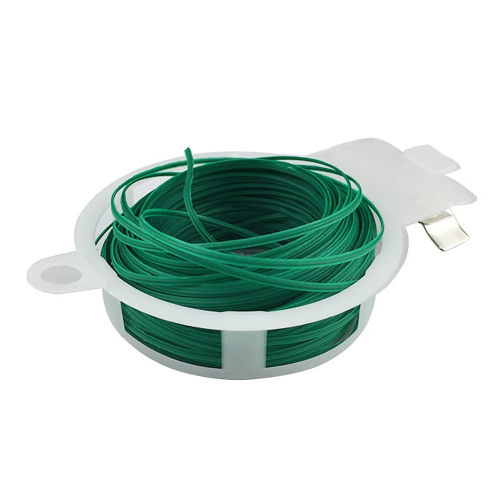 20m30m50m font b Garden b font Plant Ties with Cutter Plastic Twist Tie to Fix Plant