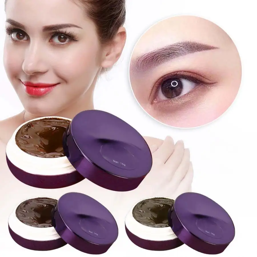 15g Semi-Permanent Tattoo Ink Plant Eyebrow Eyeliner Lip Body Arts Paint Tattoo Pigment Ink Makeup Cosmetic Tool Accessory