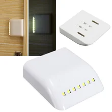 7 светодиодный s Универсальный светодиодный датчик света кухонное оборудование для шкафа шарнир света спальня гостиная шкаф Индукционное освещение для гардероба