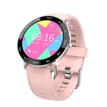 

ZL03 Smart Watch 2020 Women's Wrist Watch Custom Wallpaper Fitness Tracker Heart Rate Monitor Blood Pressure Oxygen Smart Clock
