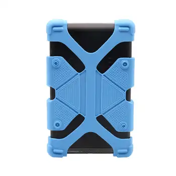 

Shockproof Silicone Case Cover Suitable For 7-8Inch Tablet Apple Samsung Millet Huawei Computer (Ran Colors)
