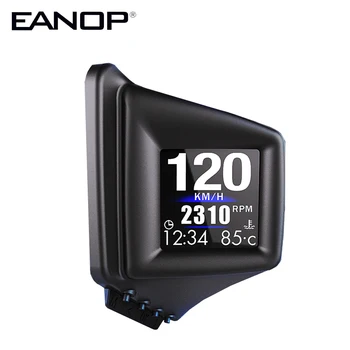 

EANOP OBD2 GPS HUD L100 Head up display Speedometer KMH/MPH On-board Computer 8 mode Oil consumption Water Temp Compass