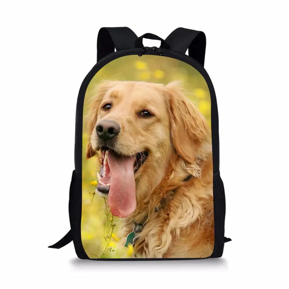 

Customize Your Pet Image School Backpack for Teenage Girl Boys Student Labrador BookBag Kids16 inch Satchel Daypack Travel Bag