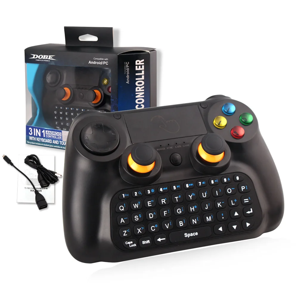  DOBE TI-501 3-in-1 Bluetooth wireless game controller Android mobile phone Computer TV keyboard roc