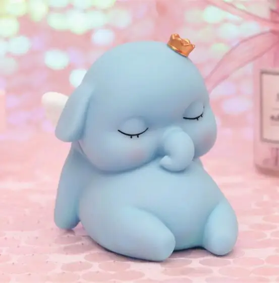 

Moeny Box Cartoon Pink Moeny Box Pig Piggy Bank Cute Dog Figurine With Crown Table Ornament Lovely Rabbit Moeny Box