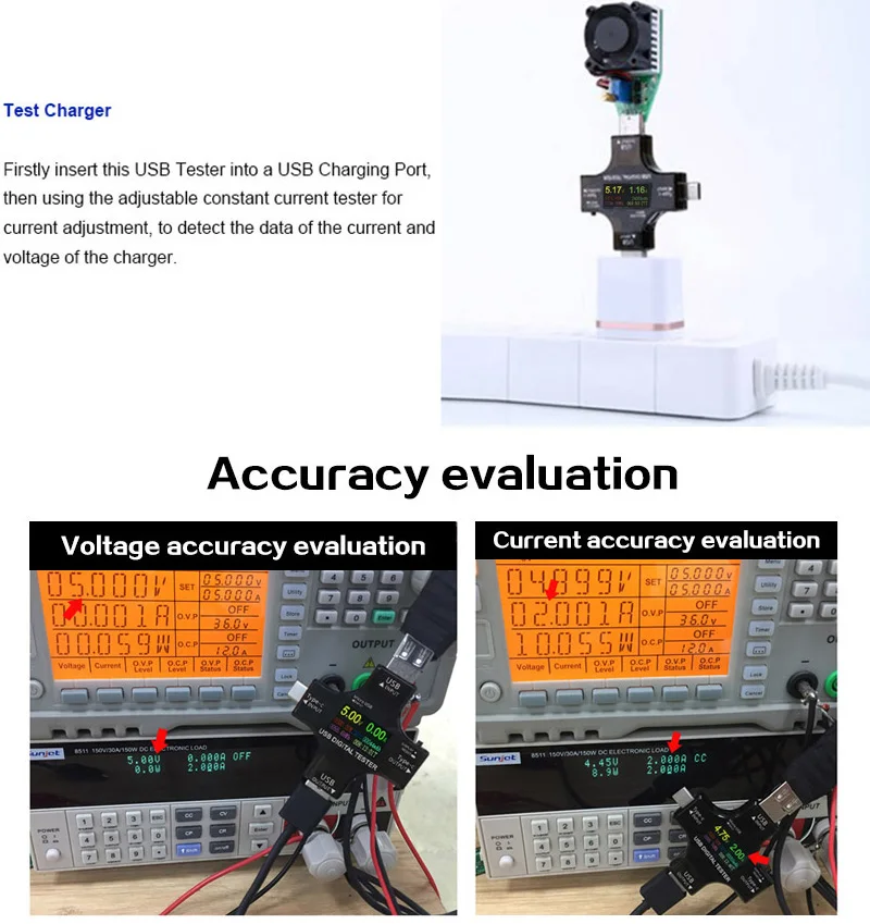 surface tester 12 in 1 color PD USB tester DC Digital voltmeter current voltage Type-C meter amp ammeter detector power bank charger indicator back plunger dial indicator