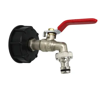 

IBC Faucet Tote Tank Drain Adapter Threaded Cap Garden Hose Connector 1/2 Inch Hose Faucet Replacement LAD-sale