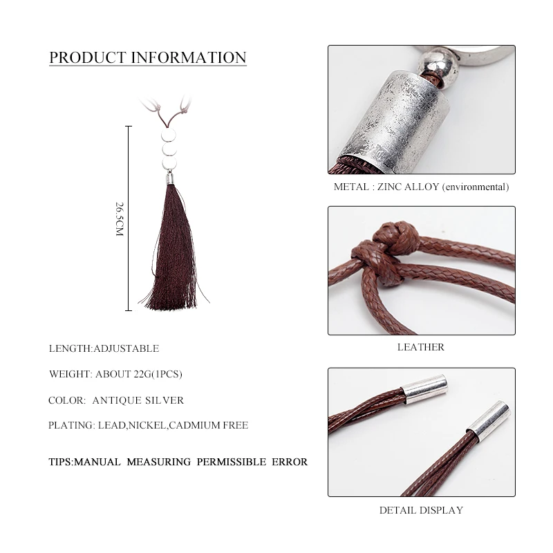 Fever & Free богемное винтажное длинное ожерелье с кисточками для женщин Высокое