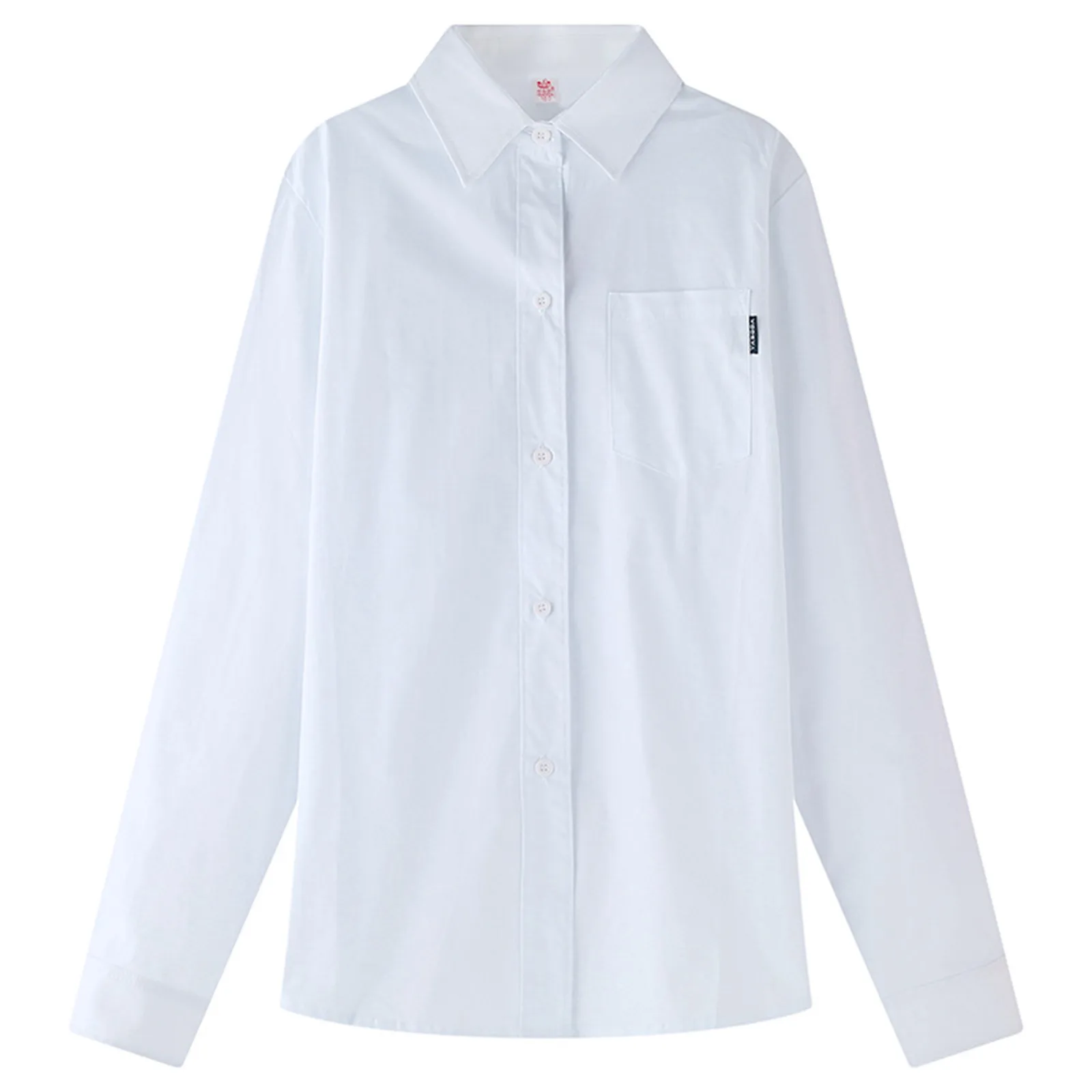 Boys School Blouse Shirt Long Sleeve White Shirt Sky Blue Formal Blouse Top For Student Ages 4-15 Years Tops Children Clothes boys long sleeve shirts