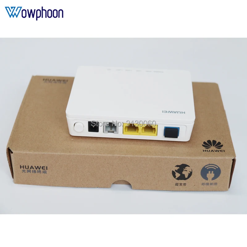 Huawei HG8120C 1GE + 1FE 1 порт FTTH GPON ONU волоконный модем Viop TEL маршрутизатор|Оптоволоконное