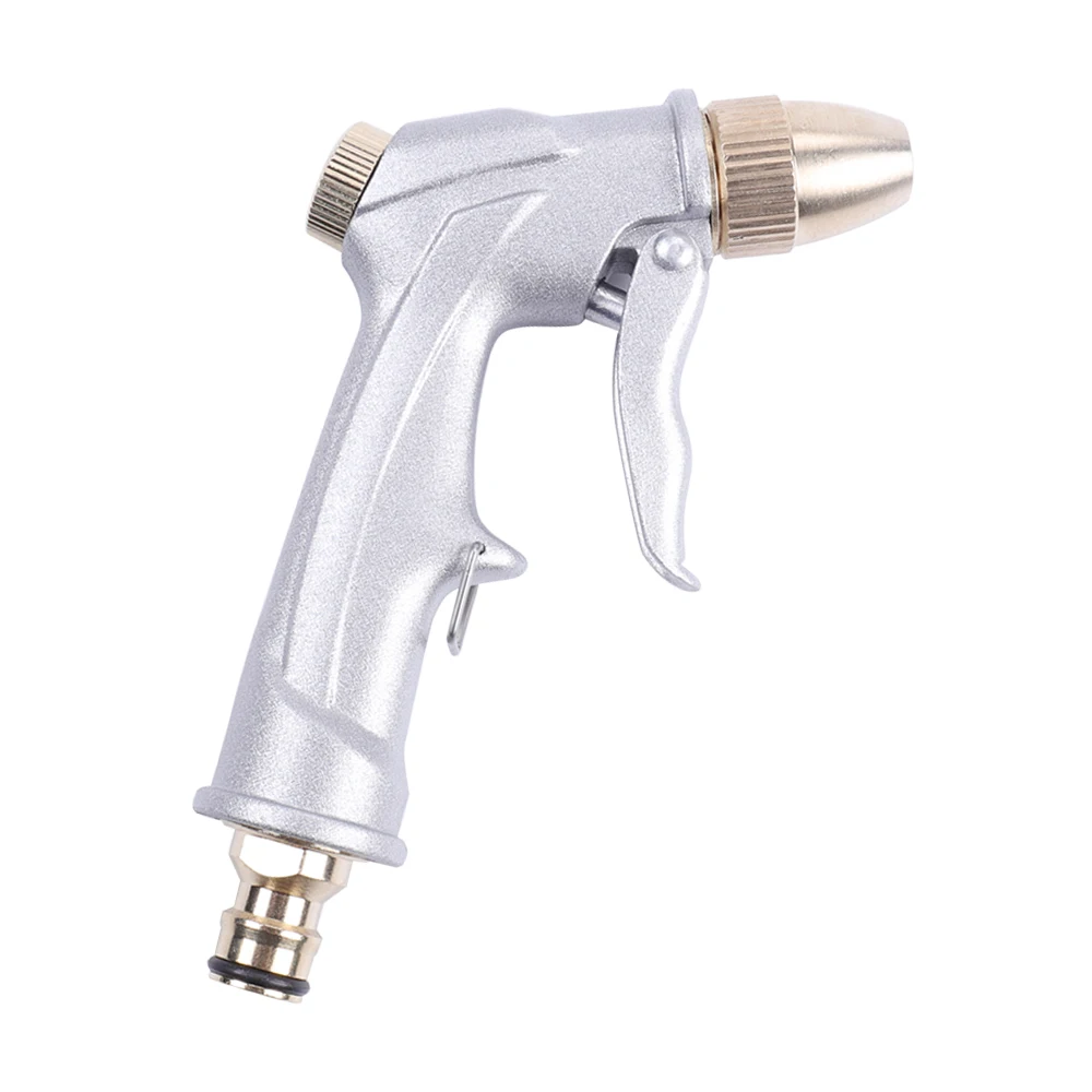 Short Nozzle Пистолет для распыления воды высокого давления латунь сопло садовый шланг Труба газон Автомойка поп инструменты для сельского хозяйства посыпать поставка - Цвет: Short Nozzle