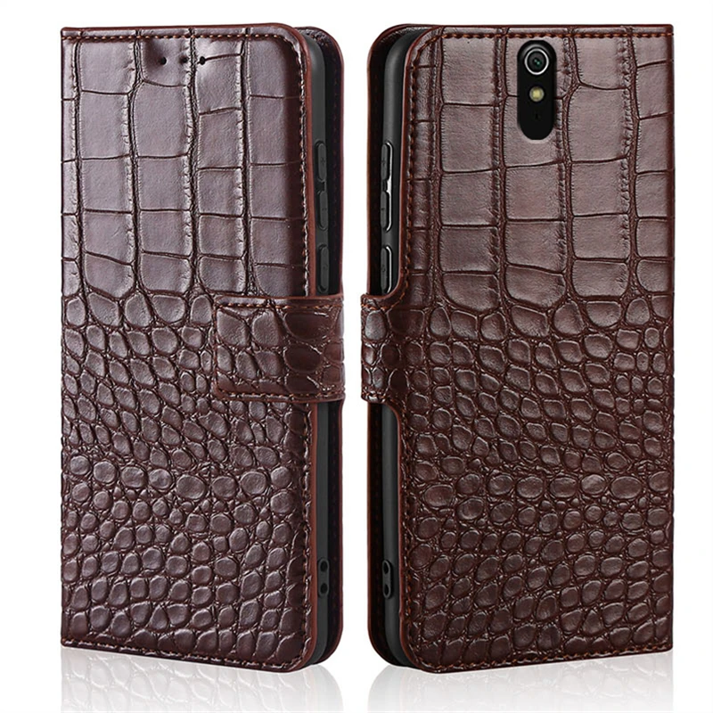 case For Sony Xperia C5 Ultra Case Crocodile texture leather Phone Cover For Sony Xperia C5 Ultra Dual E5553 E5506 E5533 case