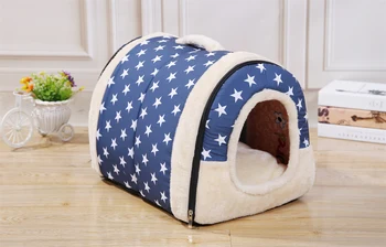 

Hand-held dog kennel cat kennel can be demolished and washed house four seasons general winter warm summer pet kennel