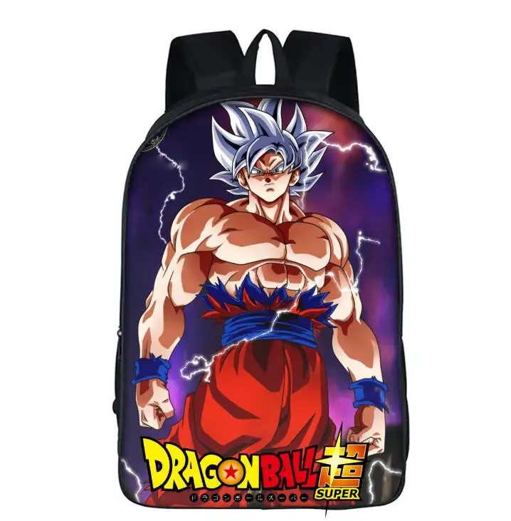 Аниме Dragon Ball Z рюкзак для подростков мальчиков девочек Супер Saiyan Sun Goku Vegeta Beerus школьные сумки ежедневный рюкзак для детей лучший подарок - Цвет: Шоколад