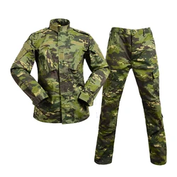 Pants+Coats Combat Uniform ACU With Multicam Tropic Camouflage, Military Woodland Camo Hunting Costume, Hiking Clothing