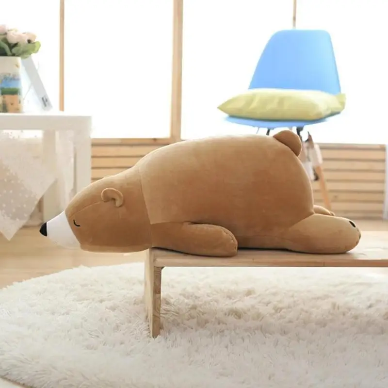 75 см детская хлопковая Подушка Polar Bear с милым рисунком из мультфильма близкая