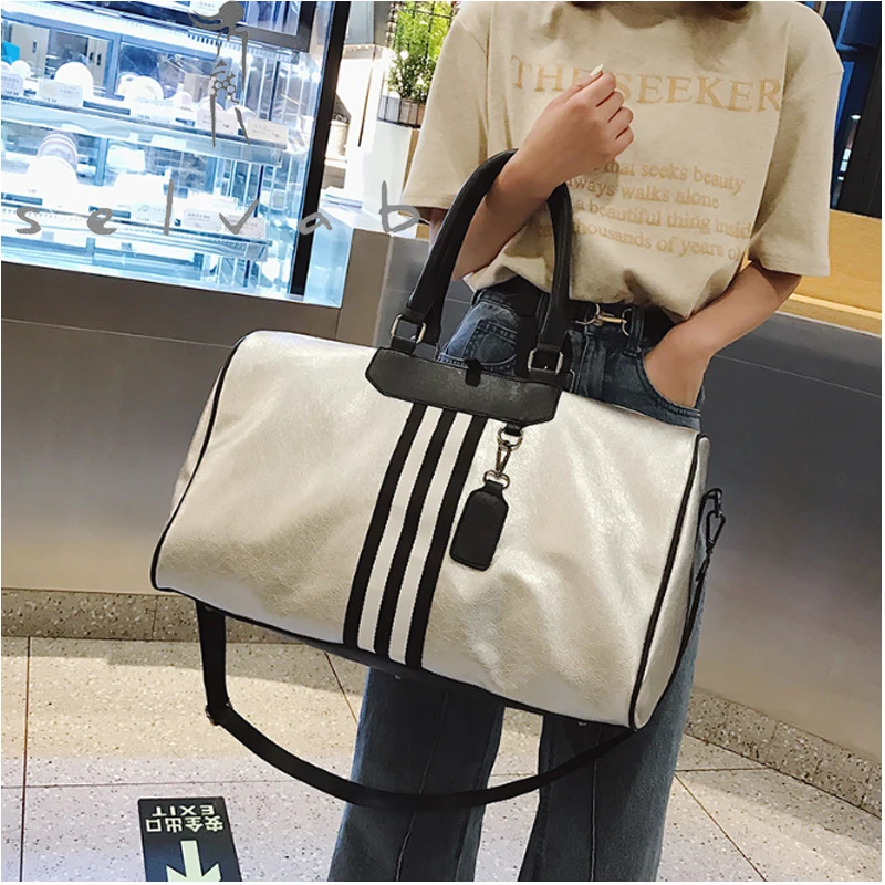 

Fitness bag men and women portable short-distance travel bag fashion luggage bag large-capacity diagonal yoga bag