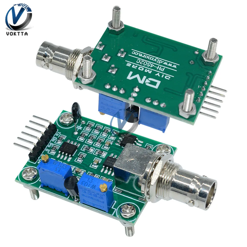 Liquid PH Value Detection Regulator Sensor Module Monitoring Control Board Meter Tester + BNC PH 0-14 Electrode Probe Controller ph meter ph electrode probe