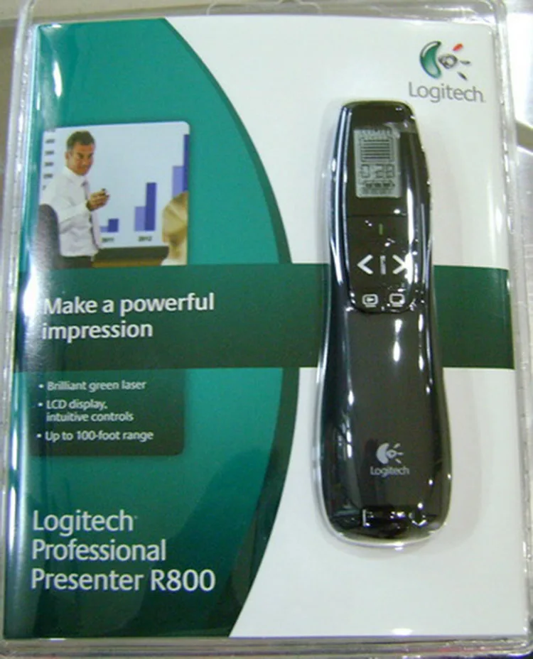 JSHFEI Logitech красная лазерная указка R800 2 4 ГГц беспроводной Презентер дистанционное