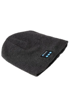 

Bluetooth Music Beanie Hat Soft Warm Cap with Stereo Headphone Headset Speaker & Mic Wireless Hands-free Dark Gray