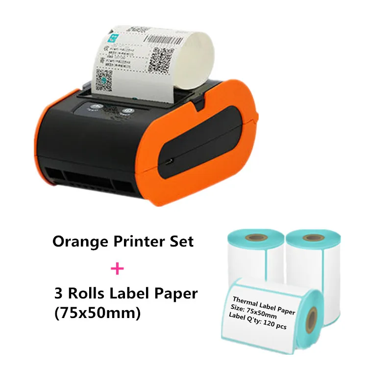 usb li-battery bluetooth inkless wireless bluetooth easylabel mini thermal label printer and sticker