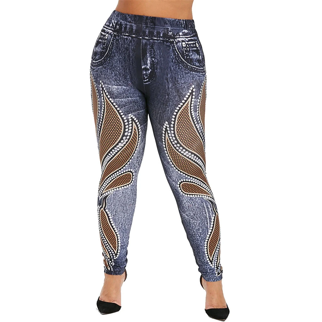 printed jeggings for womens