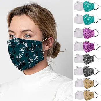 

2pc Unisex Breathable Reusable Cover With 4 Filter Pm2.5 Air Filtration Fashion Women Mask Can Wash The Mascarilla Reutilizable