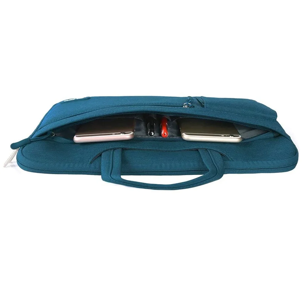 Bolsa para Portátil Case à Prova Impermeável Água Notebook Bolsa do Mensageiro 13.3 14 15.6 17.3 Polegada Luva do Portátil para Macbook Lenovo hp Asus Acer - Imagem 6
