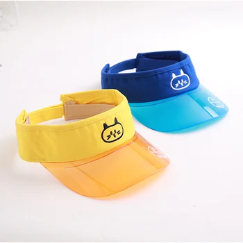 

Baby summer PC transparent hat eaves UV protection children's sun hat summer baseball cap tide