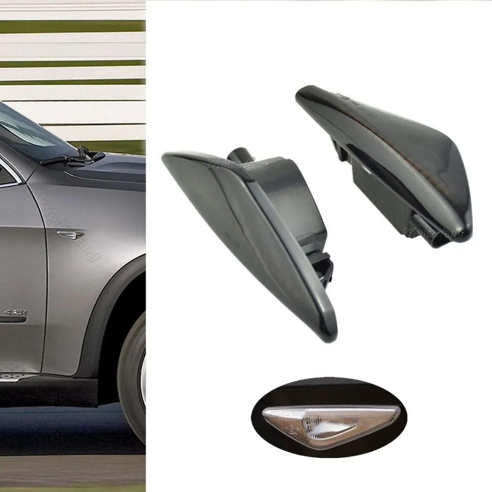 

For BMW X3 F25 2011-2017 X5 E70 2007-2013 X6 E71 E72 2008-2014 Dynamic Blinker Side Marker Flowing Turn Signal Light