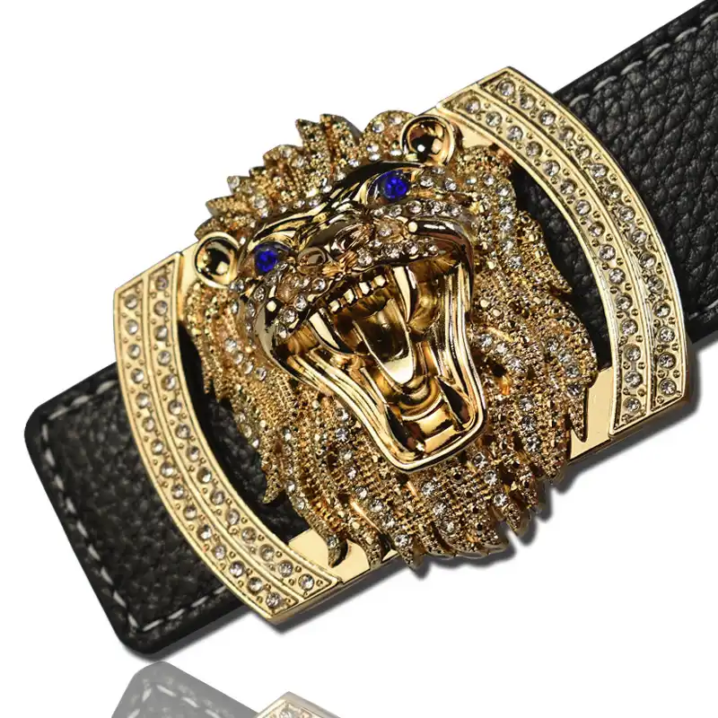 men's belt with diamonds