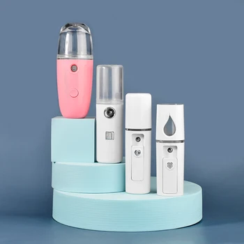 

New Nano Spray Steam Face Rechargeable Water Meter Moisturizing Usb Charging Handheld Hand Humidifier Spray Beauty Instrument