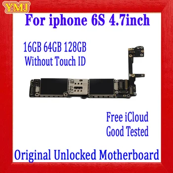 

For IPhone 6S Motherboard With/Without Touch ID Unlocked Disassembly Mainboard Good Working Logic Board Tested Full Functions
