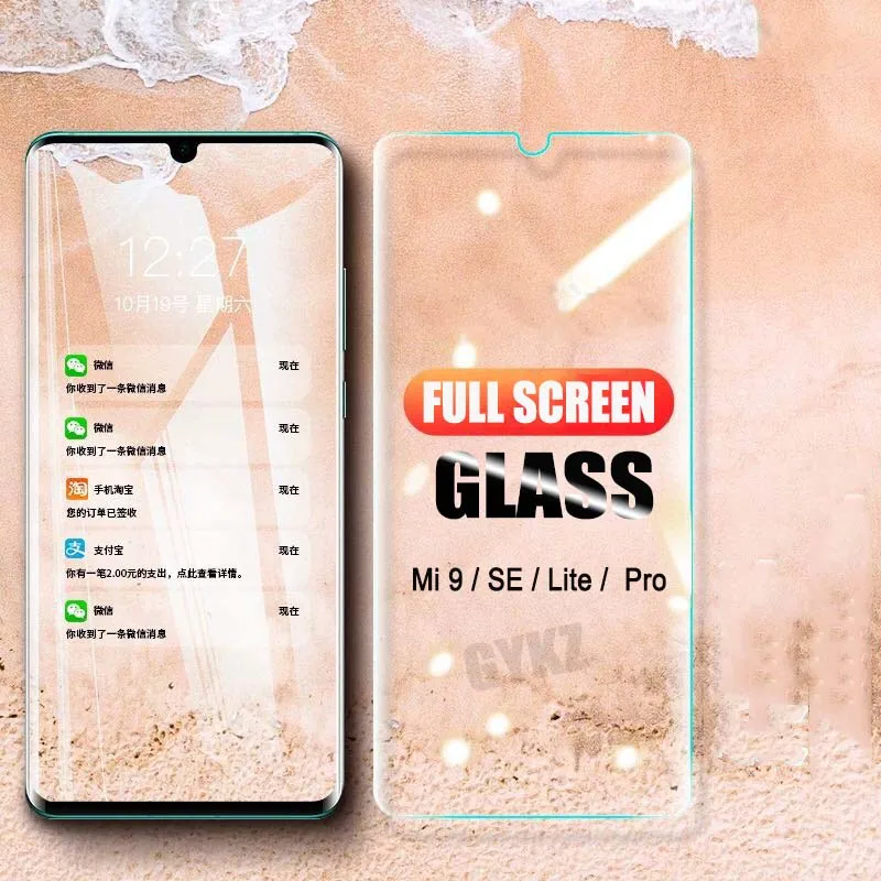 

2Pcs Tempered Glass For Xiaomi Mi 9 Pro Lite SE CC9 CC9E Screen Protection Explosion-Proof Glass For Xiaomi Mi 9 lite Pro glass